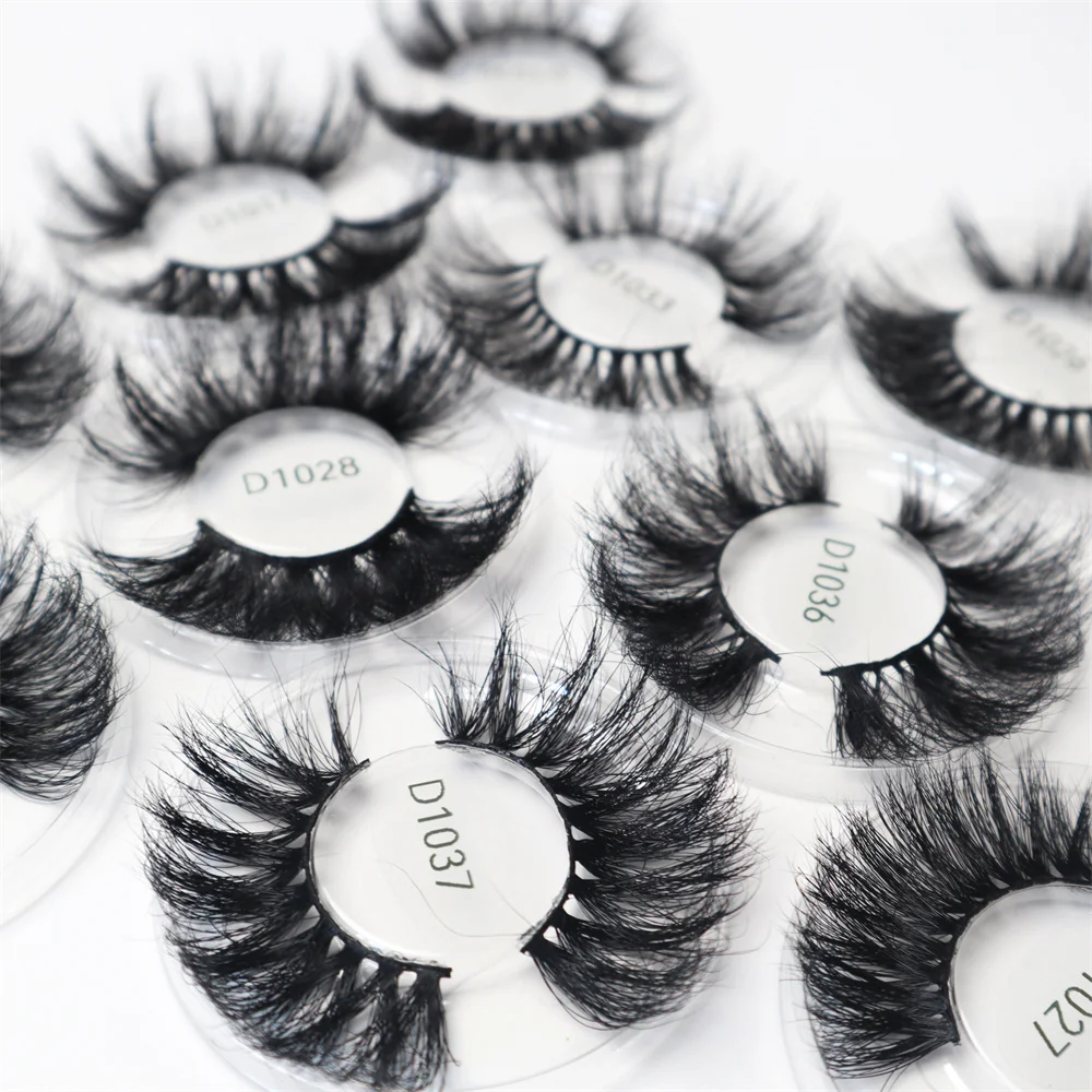 

25 mm Mink Eyelash 5D Wholesale Private Label Full Strip Lashes Custom Package Set OEM Logo Design Eyelash Box