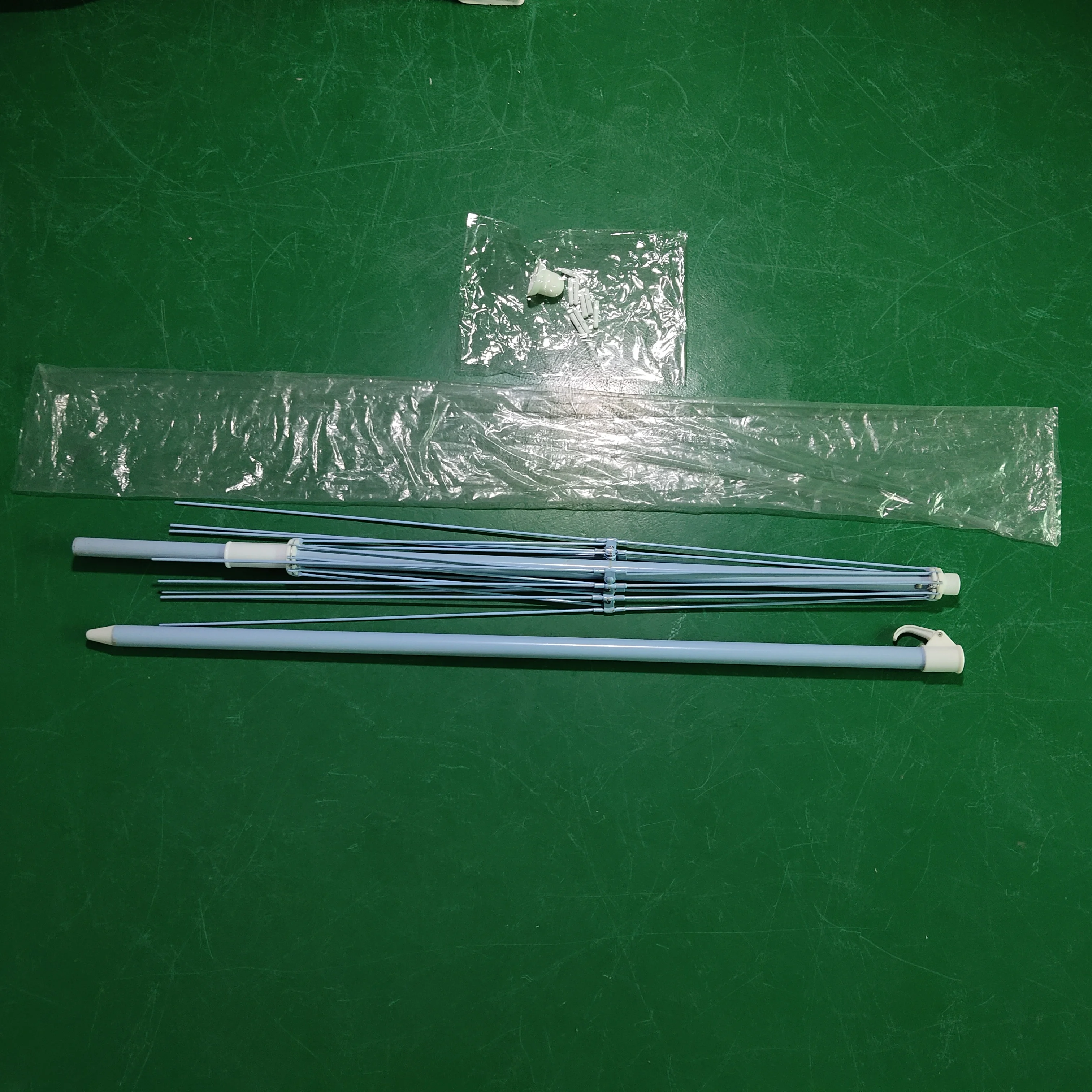 Image of wholesale different umbrella frames umbrella parts materials straight beach umbrella frame