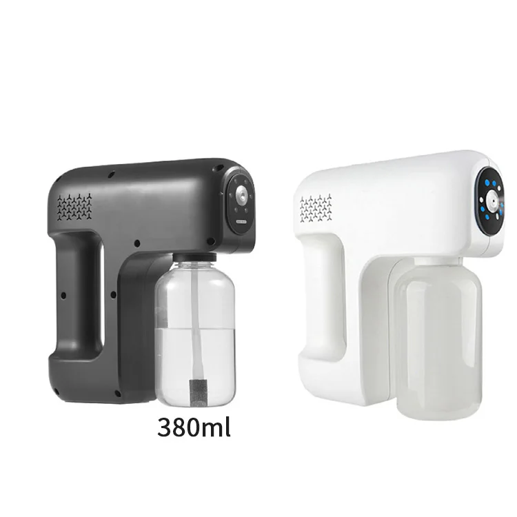 

380Ml Lithium Batteries Portable Handheld Cordless Blue Ray Anion K6 Nano Spray Gun, White/black or customized