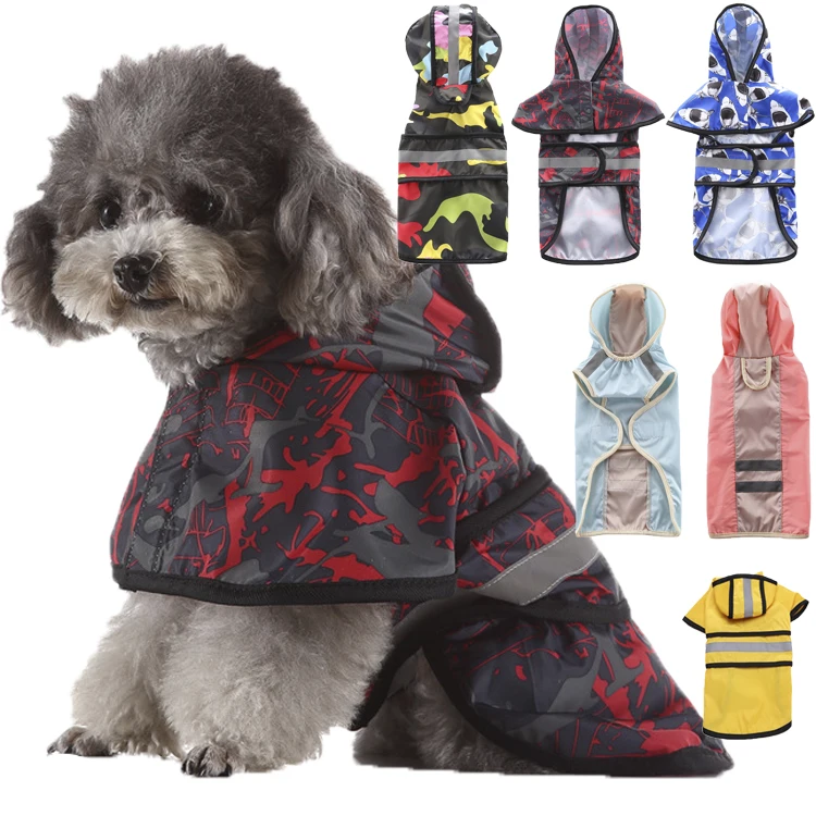 

COLLABOR Manufacturer Jacket Rain Coat For Dog Comfortable Dog Raincoat Custom Dog Summer Rain Coats, Solid, digital print