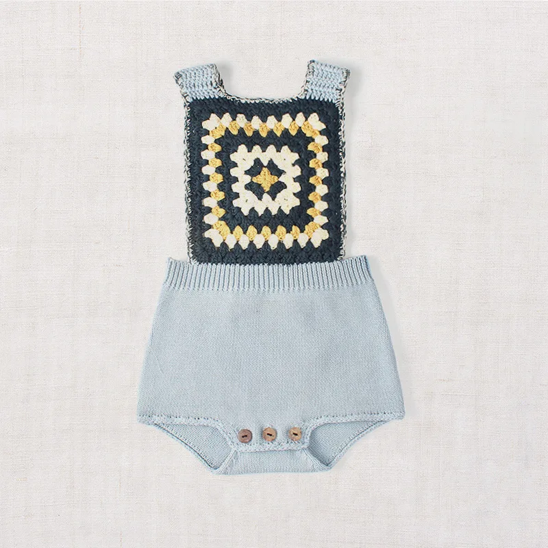 

2020 Fashion baby pajamas bodysuit cute overalls baby girl knitted rompers