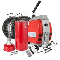 

Commercial Drain Cleaner 690W Sectional Drain Cleaning Machine with 16&22mm Cables