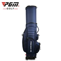 

PGM NEW ARRIVAL Cost Effective 4 Way Wheels Retractable Telescopic Golf Bag With Brake