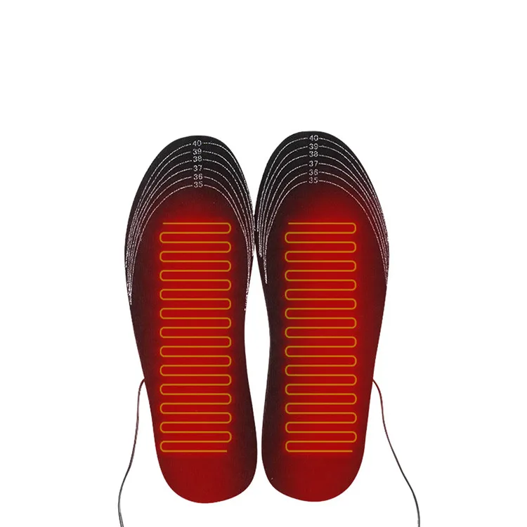 

USB Heated Insoles Foot Warming Pad Feet Warmer Sock Pad Mat Winter Outdoor Sports Heating Shoe Insoles