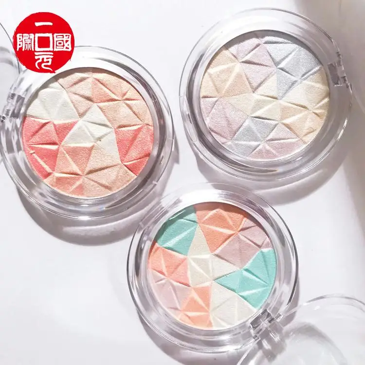 

One dollar Hot selling high quality waterproof long lasting mixing color baked makeup cheek blush palette private label