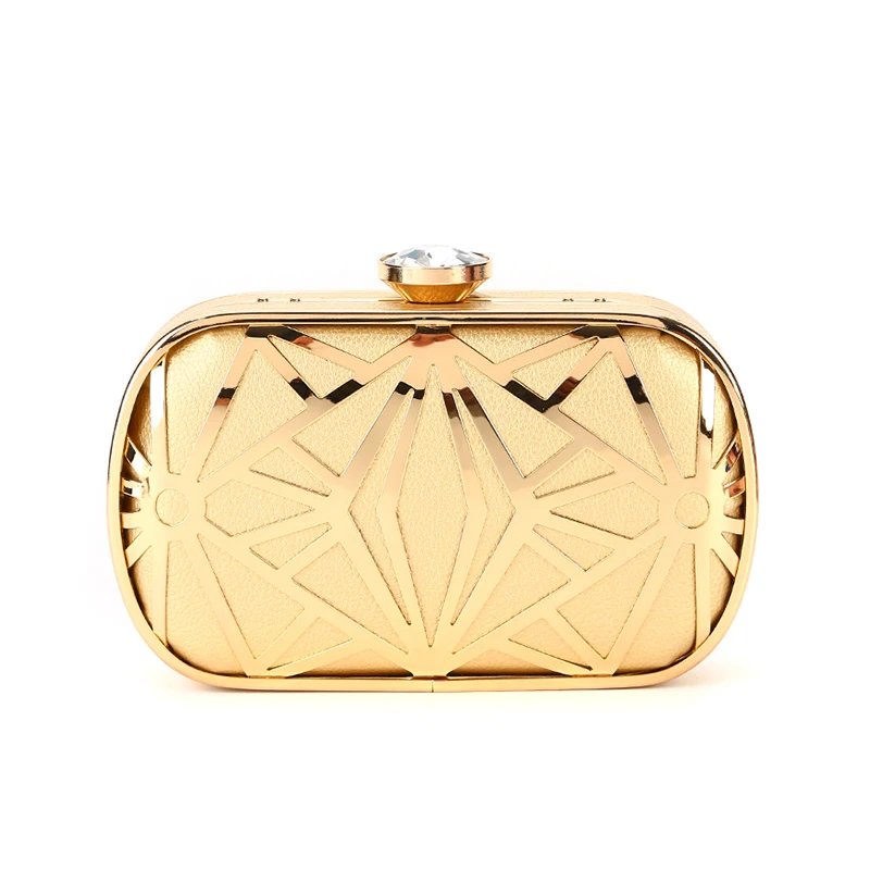

Factory Direct Wholesale Classic Evening Bag Pu Fabric Metal Net Frame Clutch Spot Supply For Women Party Prom Banquet, Gold,white,black/customized colors