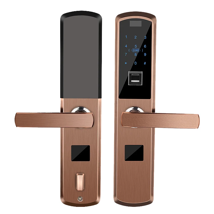 home automation biometric sensor zinc alloy straight