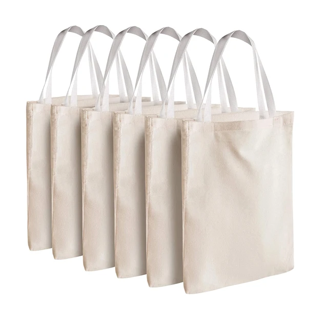 

Wholesale Eco Friendly Cheap Custom Logo Plain Big Shopping Tote Organic Reusable White Cotton Canvas Bag, Customized color