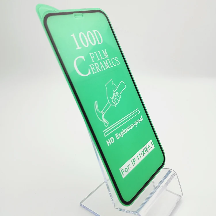 

Wholesale ceramic tempered glass 100d ptotective film for iphone/samsung/ huawei/xiaomi/sreen protector