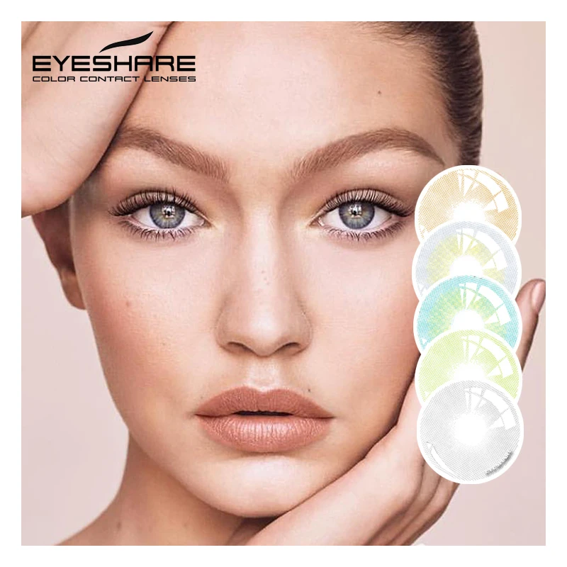 

EYESHARE manufactured Color contact lenses AURORA one year Contact Lenses for Eyes, 5color