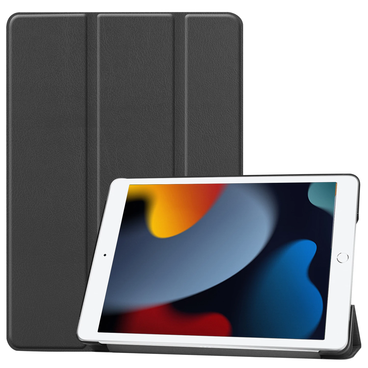 

OUDU Slim Stand Tri-Fold PU TPU Flip Tablet Case With Auto Sleep And Wake For iPad 9 2021/ iPad 8 2020 / iPad 7 2019