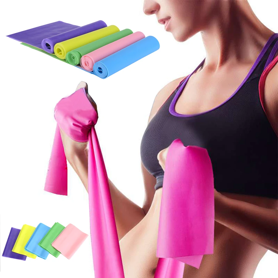 

Long Fitness Stretch Exercise Rubber Natural Latex Gym Yoga Bands