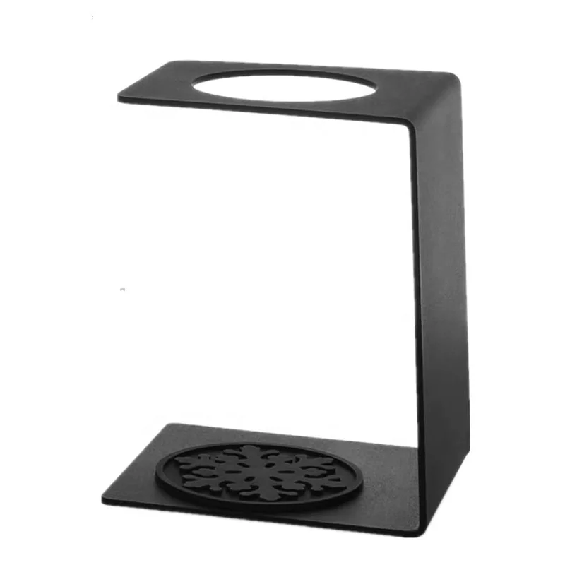 

Creative coffee dripper stand Amazon hot sale Iron hand punch coffee holder