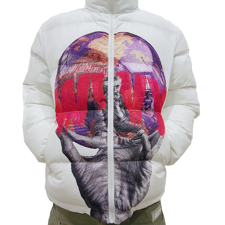 

custom logo coats wholesale man winter puffer custom men's down jackets