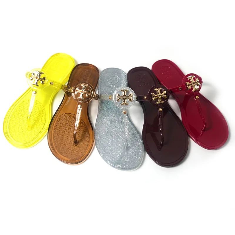 

Tb 2021 Luxury Mini Miller Flip Flop Slipper Beach Outdoor Slipper women shoes slipper PVC Hollow Out Women Flip Flop