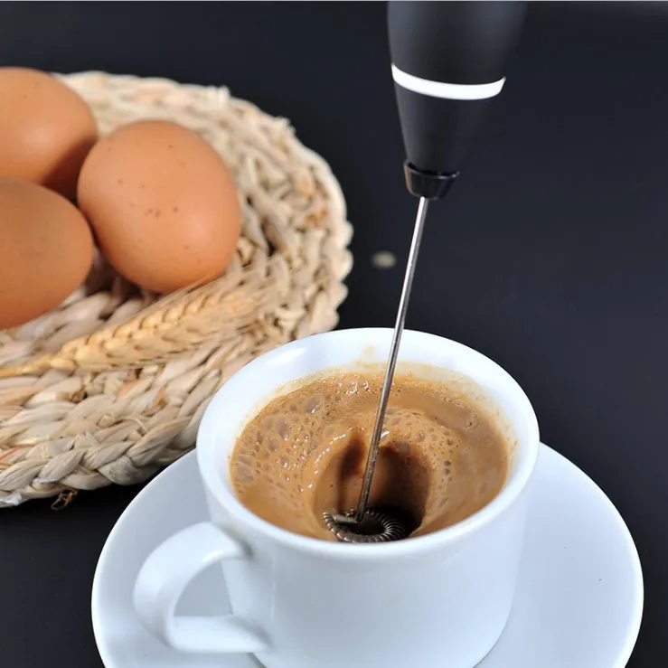 
Promo portable coffee tool electric mini milk frother hand mixer 