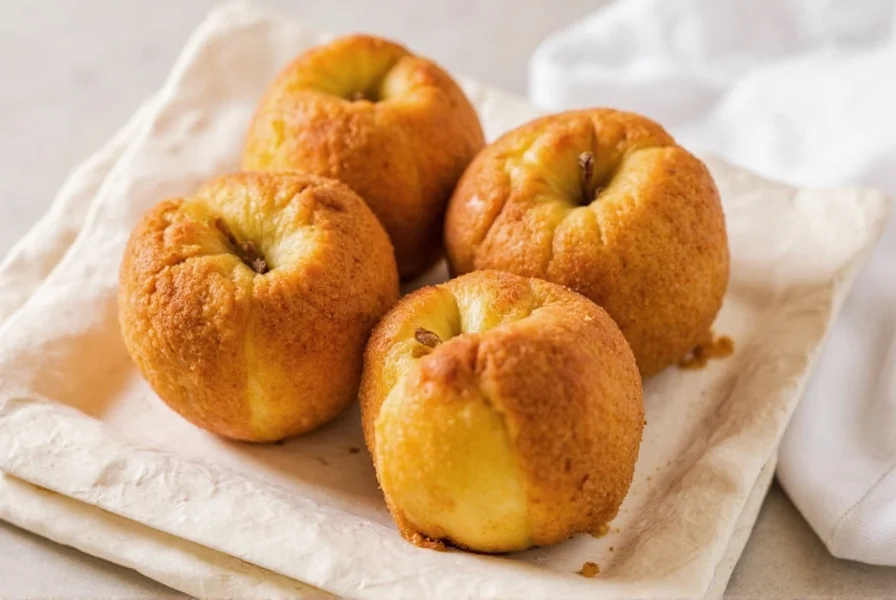 Two baked apples served in white bowls with cinnamon sticks, dollops of yogurt, and drizzled honey