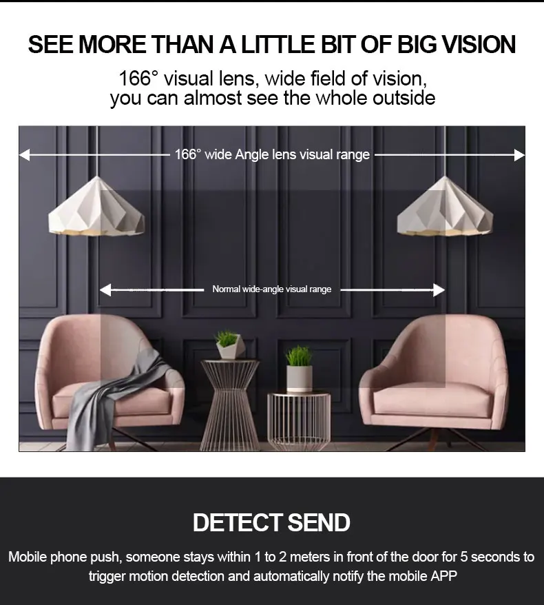 multi apartments video door phone indoor monitor works with iOS Android smartphone