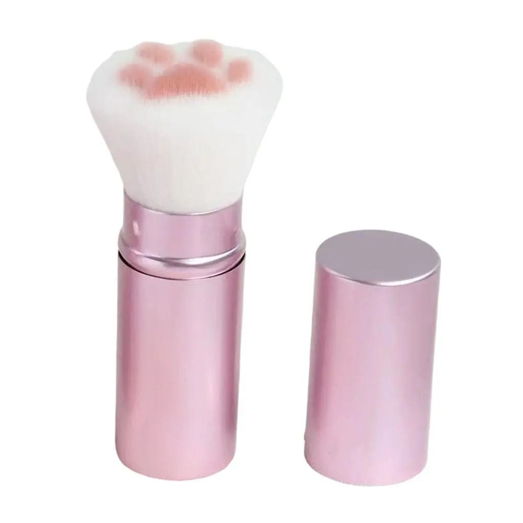 

New Design Single Makeup Paw Brush Cat Shape Makeup Brush, Black, purple, pink
