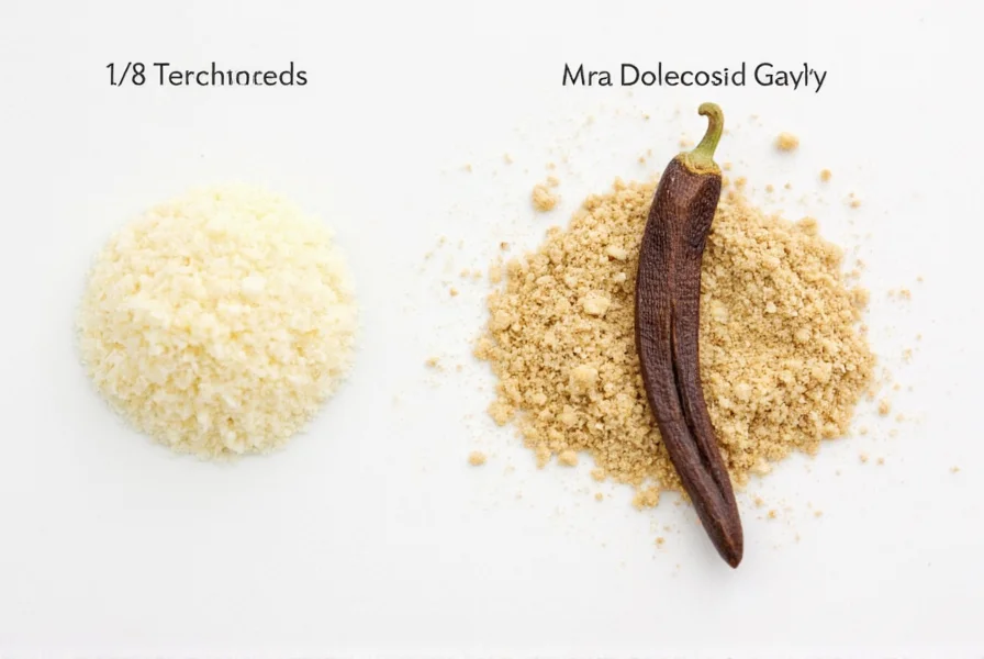 1/8 Teaspoon: Powdered Garlic Equals 1 Clove Conversion