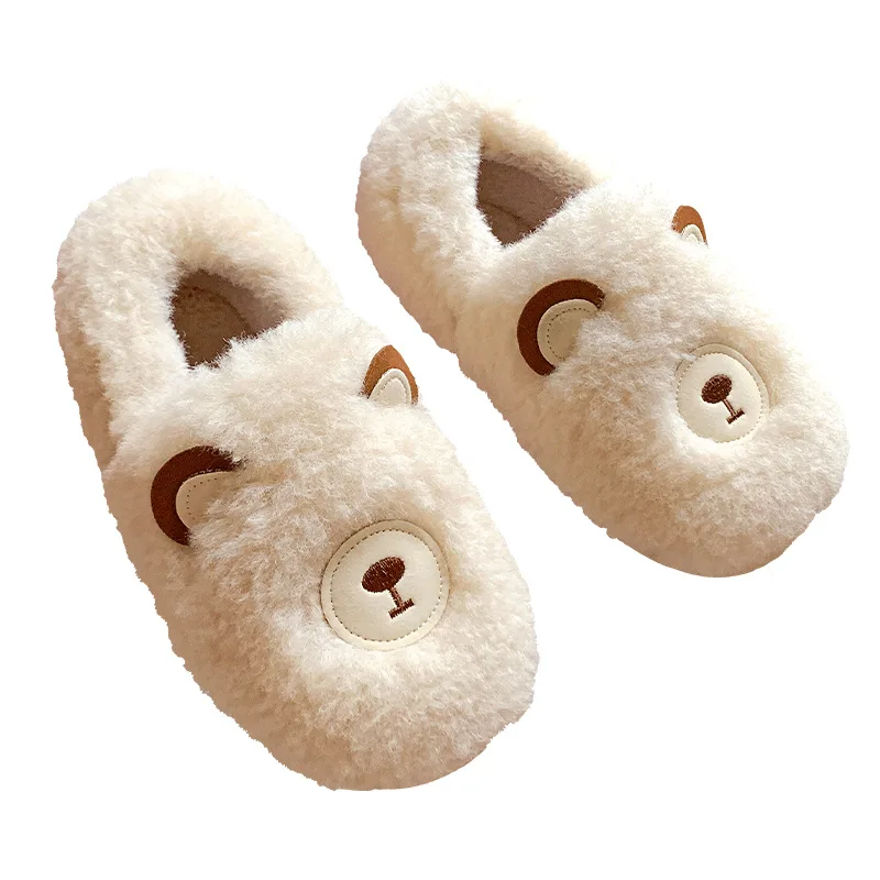 

Cotton slippers women's winter bag heel skid - proof lovely home in the bedroom for lovers warm plush cotton shoes