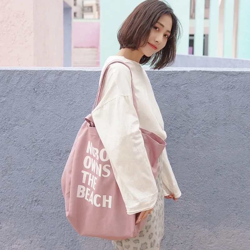 

High quality Canvas Bags with Soft Cloth Fabric Cotton Canvas Handled Shopping Bag Custom Reusable