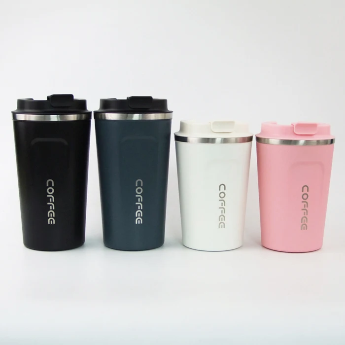 

Custom 350ml leak proof reusable coffee thermos cup stainless steel tumbler insulated travel thermal coffee mug with lid, Customized color