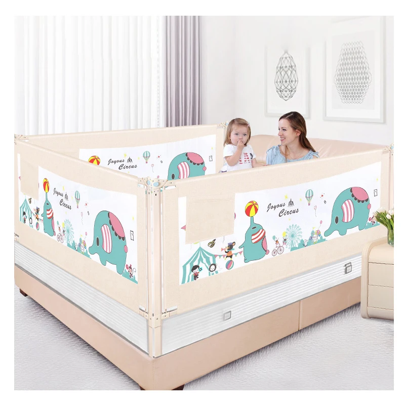 

Baby Protection Bed Guard Rail, Children Portable Bed Fence/