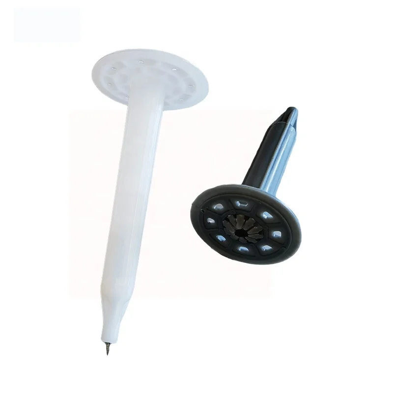 2024 New HDPE Wall Plastic Insulation Gun with Cupped Head Nail Fastener Smooth Shank Type for External Wall Insulation