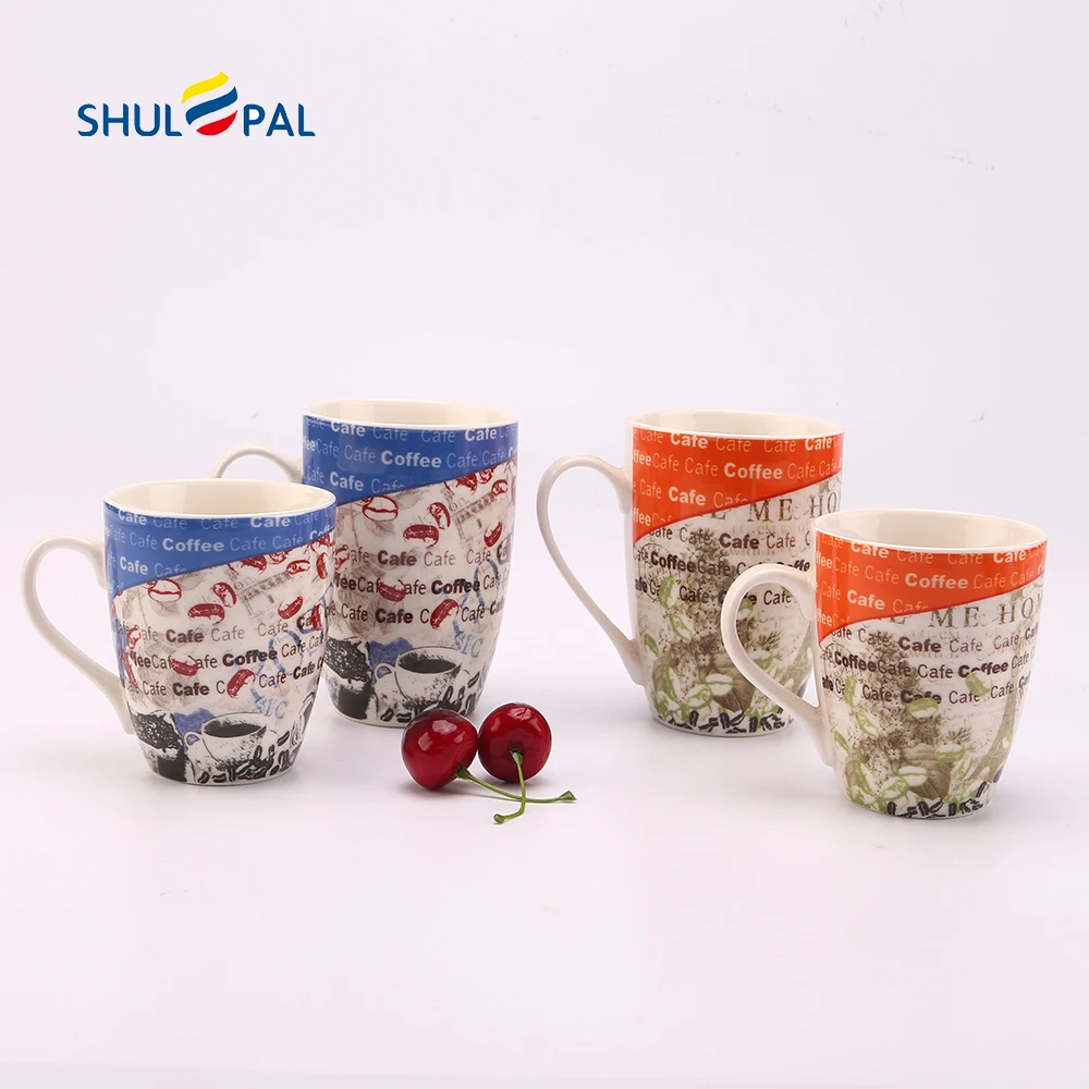 

Modern High Quality 230ml New Bone China Coffee Mug Ceramic Juice Milk Cup, Pink,purple, sky blue, orange