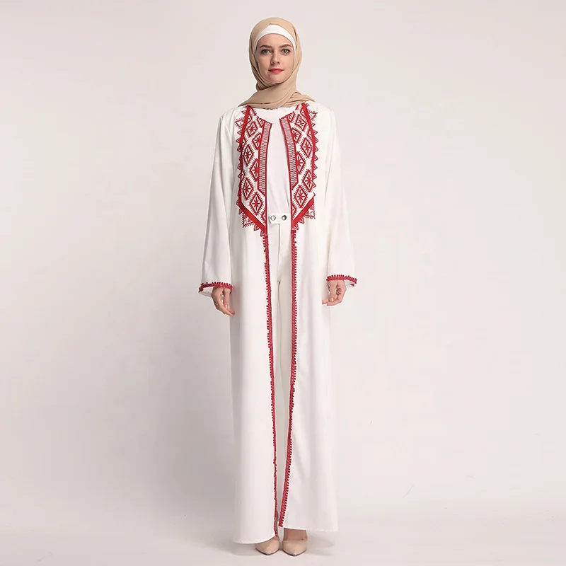 

LSM018 Fashion Design Dubai Kaftan Embroidered Abaya Turkey Muslim Dress