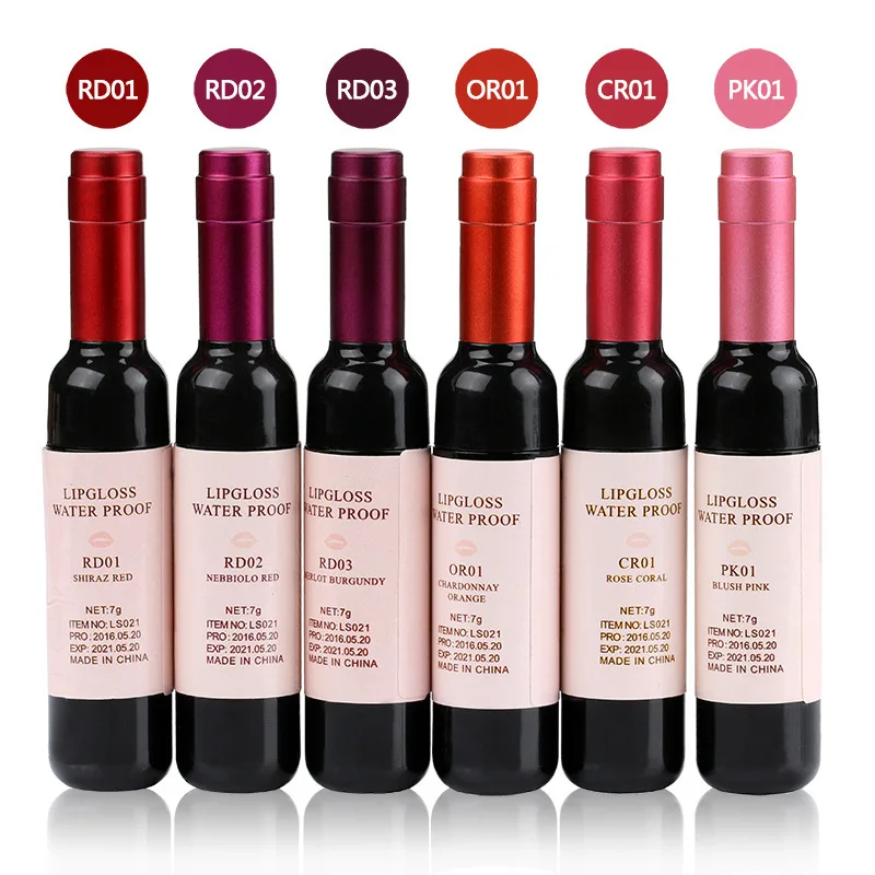 

Best selling makeup products high quality waterproof wine Lip tint