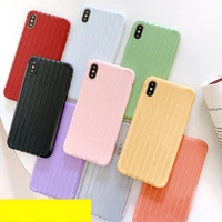 

Fashion custom travelled box stripe airbag shockproof jelly soft tpu phone case for iphone 6 6g 6s back cover case