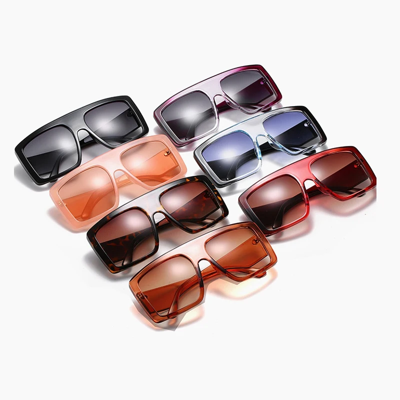 

NX9036 Trendy Wholesale Luxury Clear Designer Brand Square Summer Shades Sunglasses 2021, 8 colors