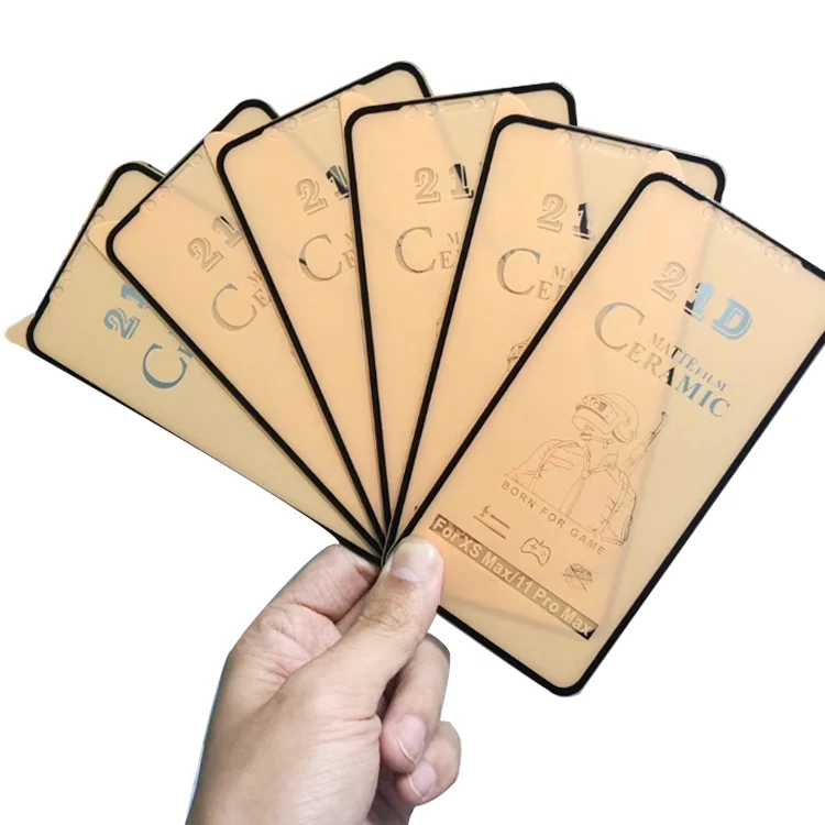 

Ceramic PET Screen Protector Ceramic Film For iPhone 12 11 pro X XS 8 7 6 Plus Max