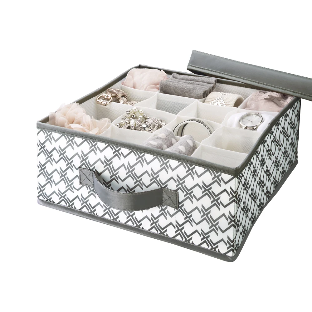 

Houseware wardrobe Foldable 201D Polyester Storage Cube Storage Boxes Bin For Dress Clothes Toy Storage