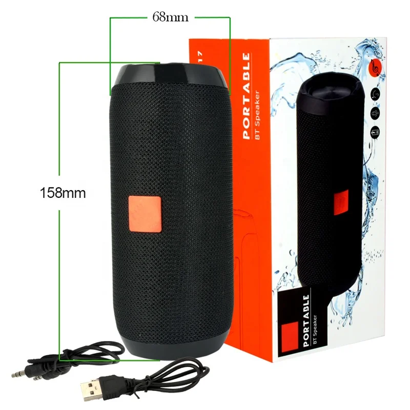 

Good Selling High Quality 5.0 Support AUX TF Blue tooth Loudspeaker Portable Waterproof Speakers TG117