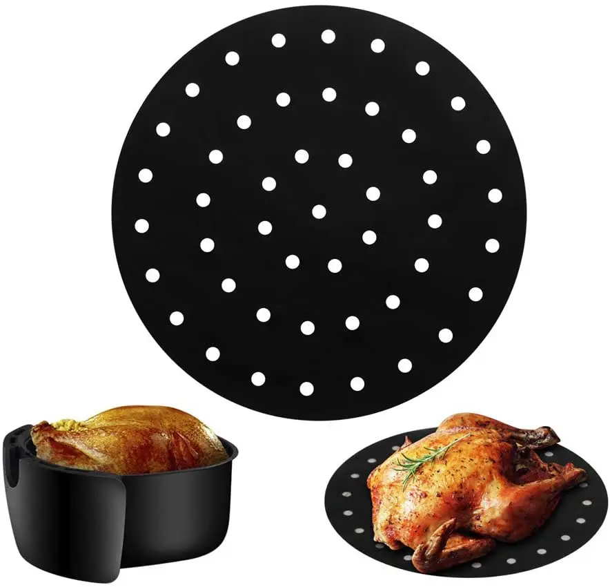 

Factory direct sale nonstick Air fryer liners, Copper, black,brown