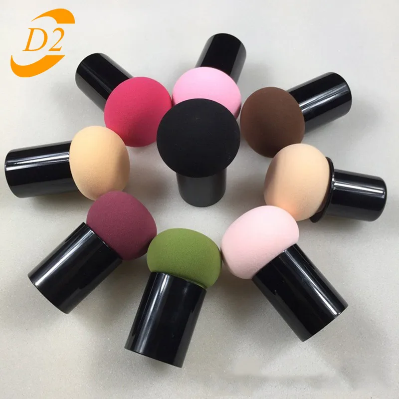 

Factory Wholesale Mushroom Head Puff Beauty Makeup Eggs Dry Wet Dual-use Cosmetic Sponge Face Powder Puffs, Skin color, pink, red wine, matcha, black, rose, coffee, light blue