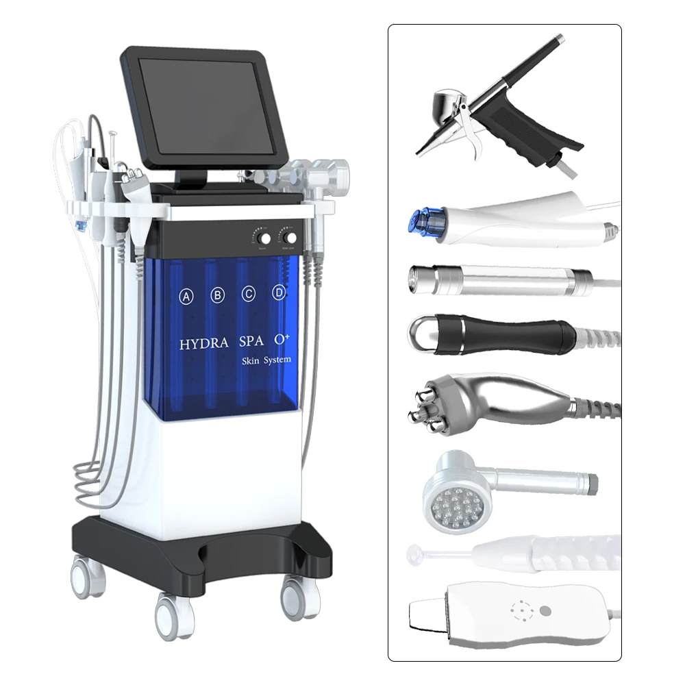 

Multifunctional Beauty Oxygen Therapy Facial Machine / Hydra Beauty Oxygen Multifunction Facial Machine, White&black