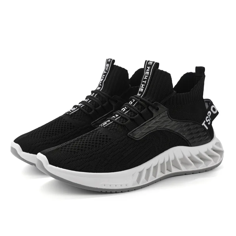

China Low Price Sport black For Outdoor Running Casual Shoes Men Lightweight Fashion Mens Sneakers, 6 colors