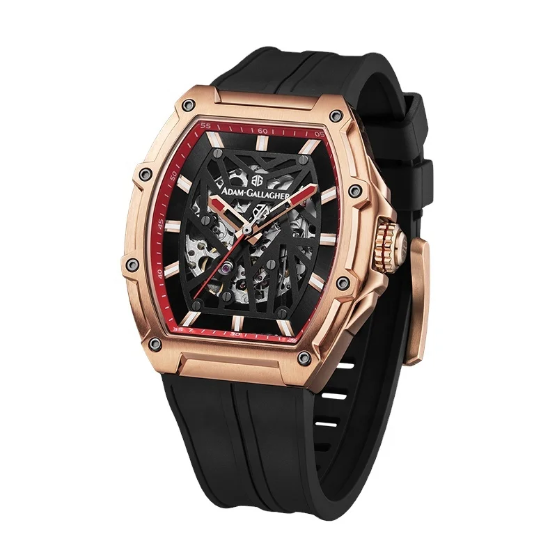 

Low MOQ Gold Color Mechanical Watches Japan Movt For Mens OEM