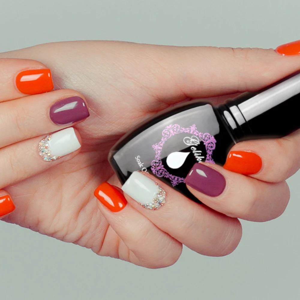 

China nails factory gorgeous colors hybrid uv led nail gel starter kit professional soak off gel polish german used in salons