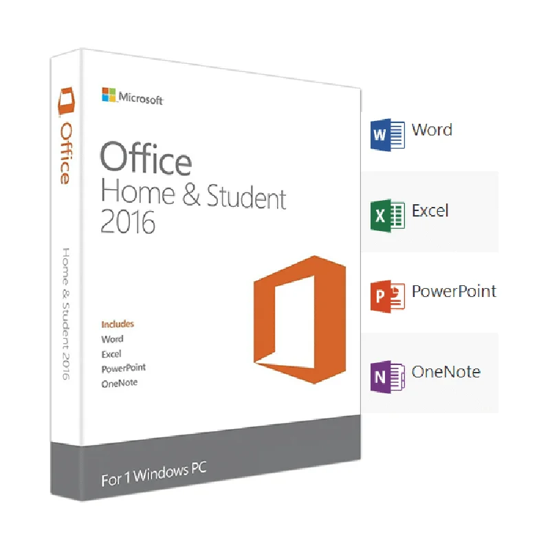 

Microsoft Office Home and Student 2016 for Windows 1pc Key retail Online Email Sending