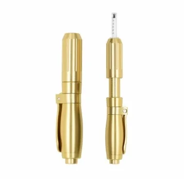 

2019 Top Sale White Rotated Hyaluronic Injection Pen Needle Free Injector 24k Gold Hyaluronic Pen With OEM Services