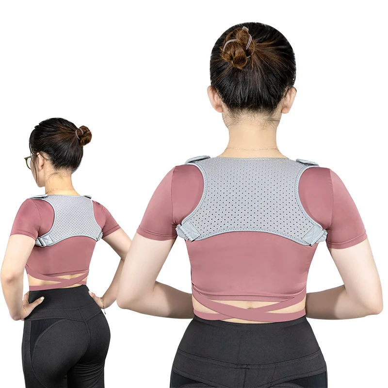 

Back Support Back Posture Corrector for Women and Men - Shoulder Brace Back Posture Corrector, Black/pink/grey/blue