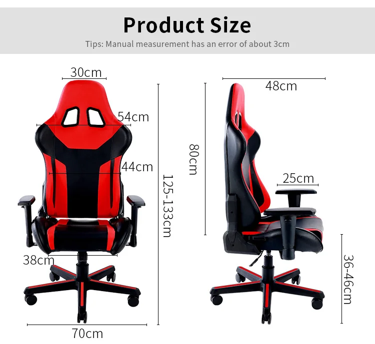 PC GAMER sillas escritorio Best Long Quality Gurantee Adjustable Armrest Gaming Chair