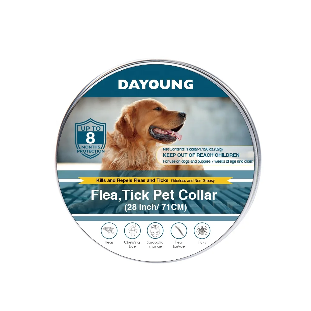 Pets New Natural Ingredients Deet Free Long Lasting Protection Anti Ticks Mosquito Size Adjustable Pet Dog Cat  Flea Collar