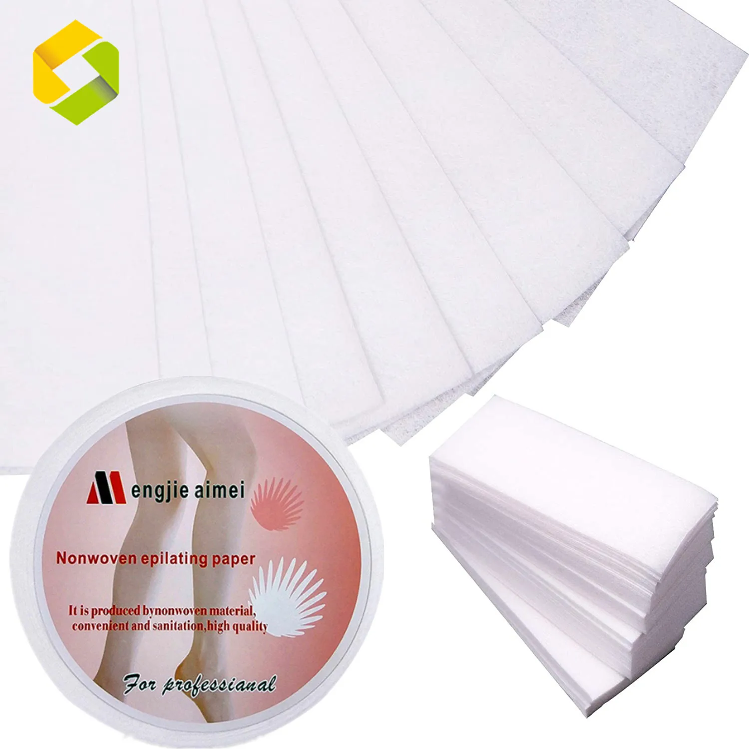 

Wholesale Wax Strips Private Label Waxing Strips Hair Remove Wax Paper 100 Yard, White