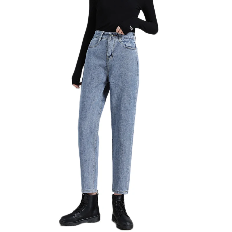 

Fashion Women Boyfriend Denim Pants Full Length Mom Jeans